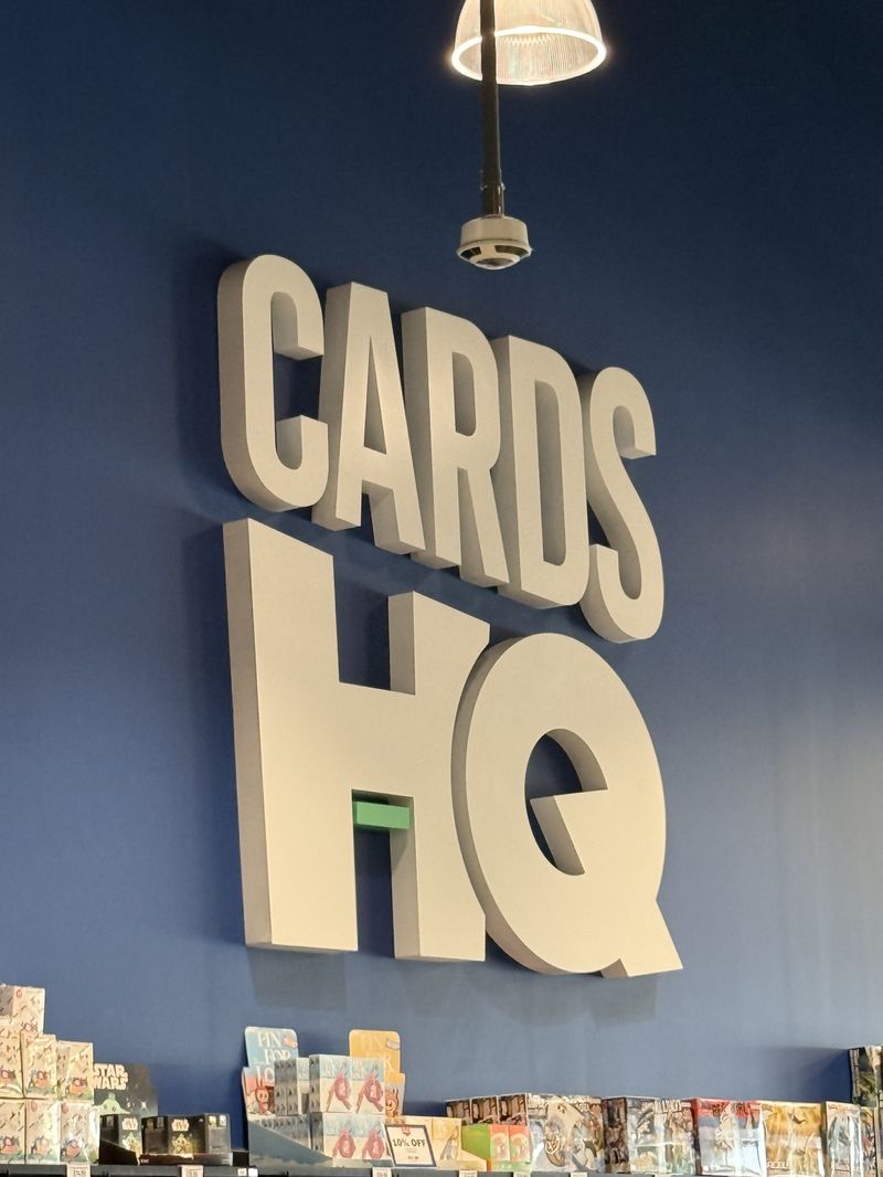 Cards HQ store sign
